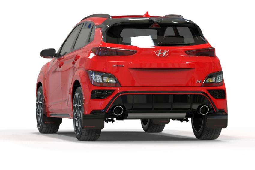 Rally Armor MF83-UR-BLK-RD Black Mud Flap/Red Logo