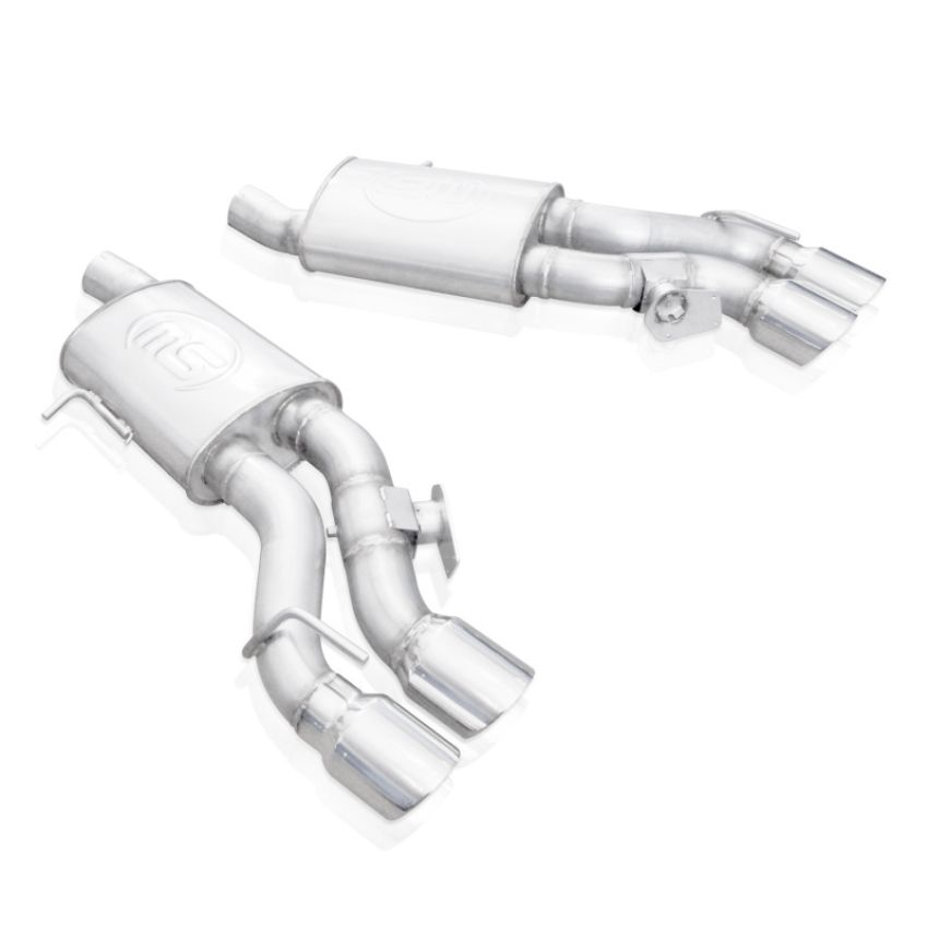 Stainless Works CTSV16MKS-FC 2016-18 Cadillac CTS-V Sedan Axleback System Dual-Mode Turbo Mufflers 4in Tips