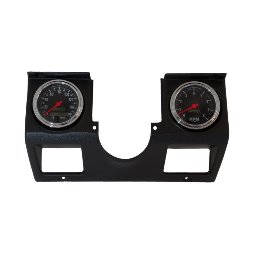 AutoMeter 7040 DIR FIT DSH KT, WRANGLER (YJ) 87-96, TACH/MPH/FUEL/OILP/WTMP/VOLT/TRANS, JEEP