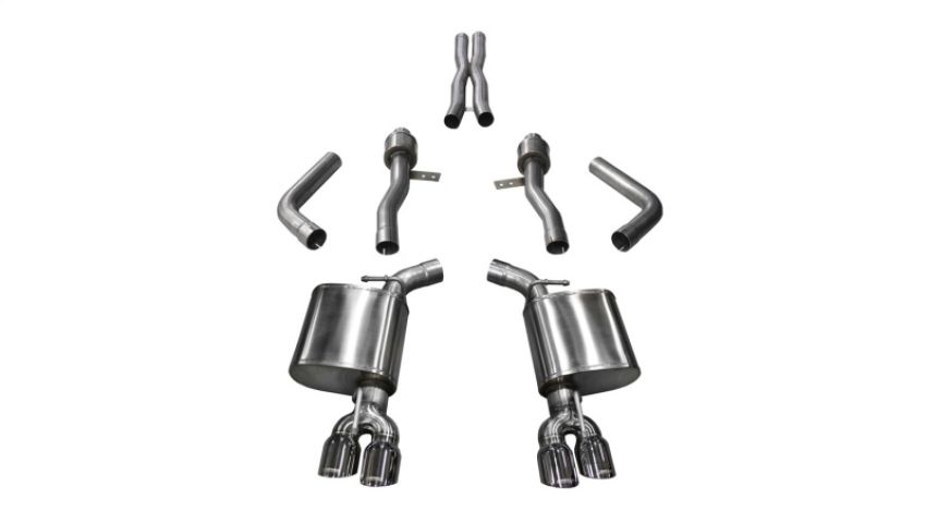 CORSA Performance 21005 Corsa 2017-2023 Dodge Challenger 5.7L V8 Sport Cat-Back Dual Rear Exit w/3.5in Polished Tips