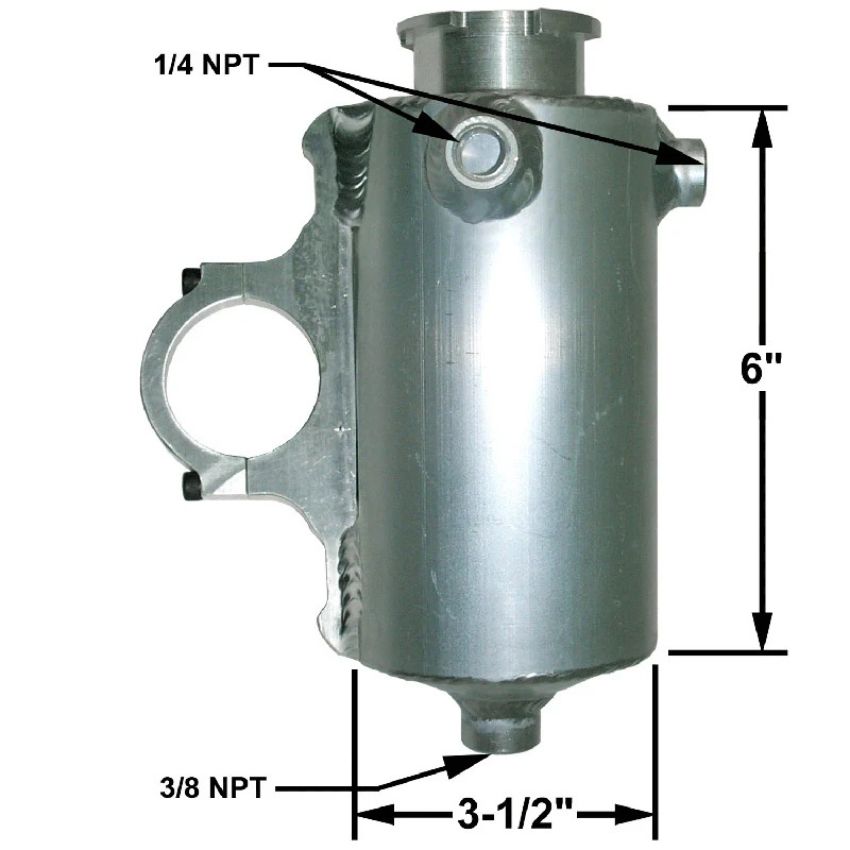 HOWE HOW342410 Vertical Surge Tank Clamp On 1.75in