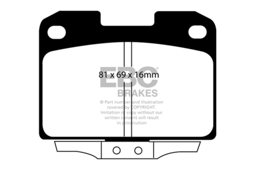 EBC Brakes DP31098C Redstuff Ceramic Low Dust Brake Pads
