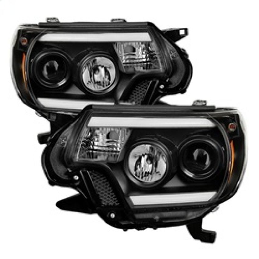 SPYDER 5081711 Projector Headlights - Light Bar DRL - Black
