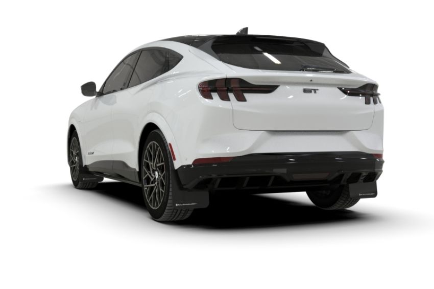 Rally Armor MF96-UR-BLK-WH Black Mud Flap/White Logo
