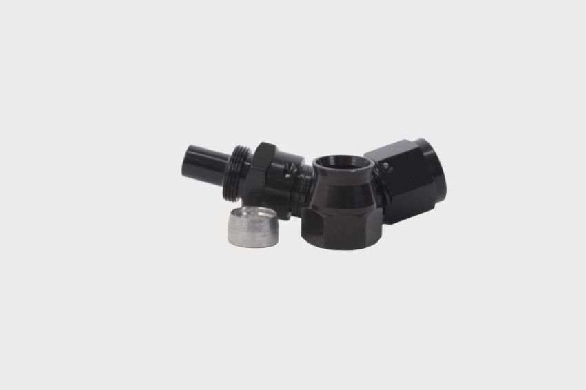 AEROMOTIVE AFS15354 8an 45-Degree PTFE Hose Black