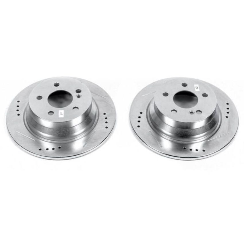 PowerStop EBR685XPR PowerStop Evolution Performance Drilled, Slotted & Plated Brake Rotor Pair