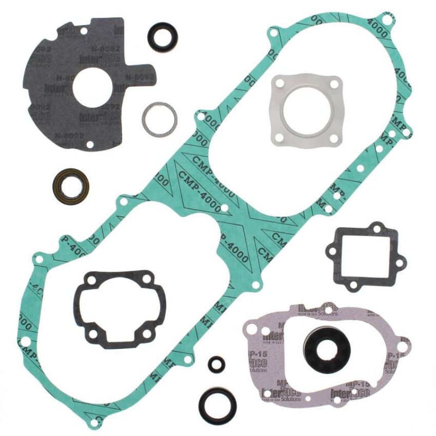 Vertex Pistons 811857 Vertex Gaskets 04-05 Arctic Cat 50 Y-6 Complete Gasket Kit w/ Oil Seals
