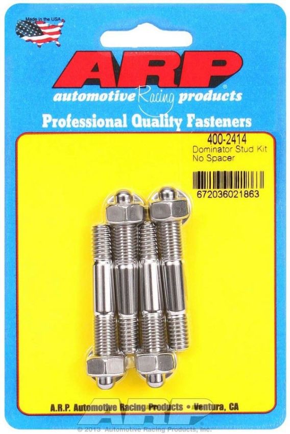ARP ARP400-2414 S/S Carburetor Stud Kit 5/16in x  2.225in OAL