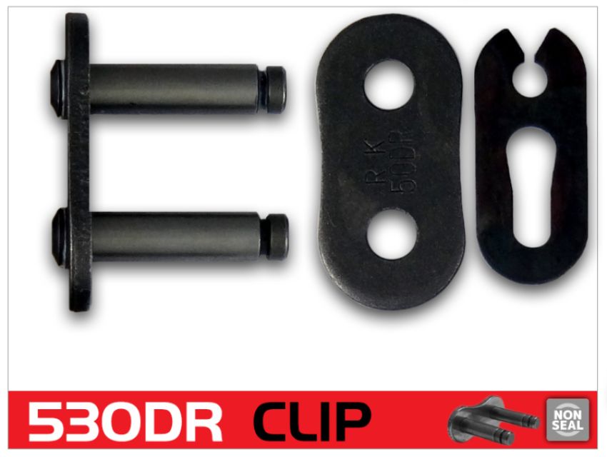 RK Chain 530DR-CLIP 530DR Clip Link - Natural