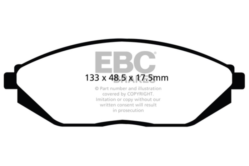 EBC Brakes DP22097 Greenstuff 2000 Series Sport Brake Pads