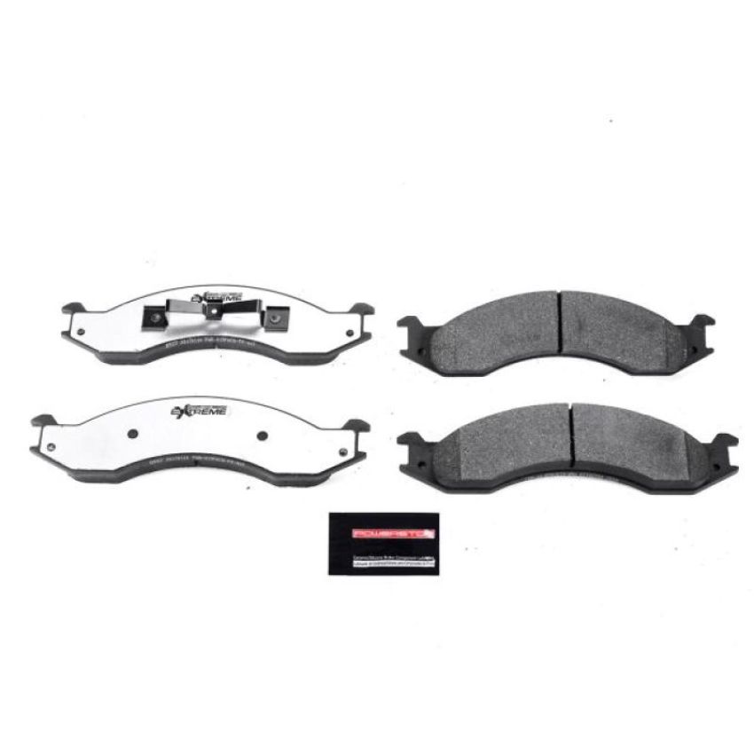 PowerStop Z36-557 PowerStop - Z36 Truck and SUV Carbon-Fiber Ceramic Brake Pads with Hardware Kit