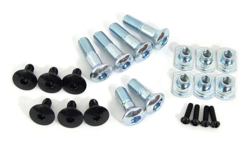 Cycra 1CYC-1004-02 Replacement Hardware Ultra - Black/Silver