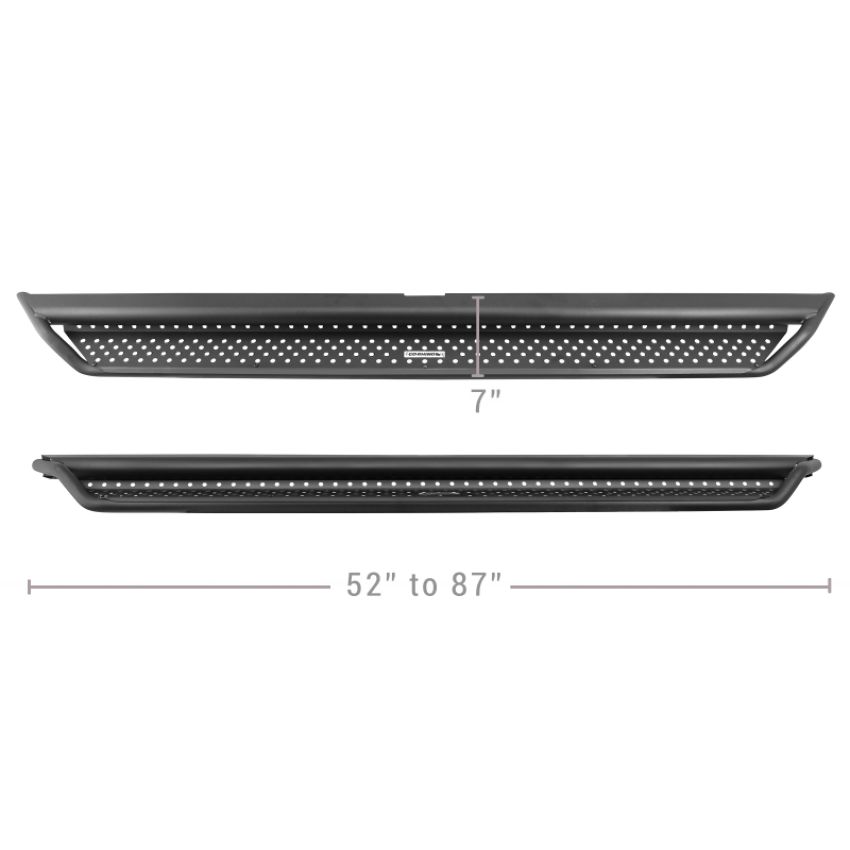 Go Rhino D10080T Dominator Extreme D1 Side Steps - Tex Blk - 80in