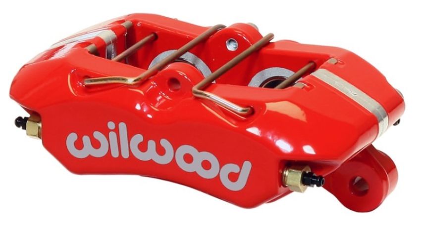 Wilwood 120-16190-RD Caliper-Forged Dynapro 4 5.25in Mount-Red-Universal 1.38/1.38in Pistons .81in Disc