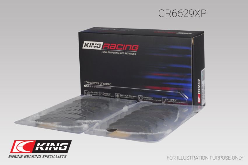 King Mitsubishi 6G72 (Size STDX) Connecting Rod Bearing Set