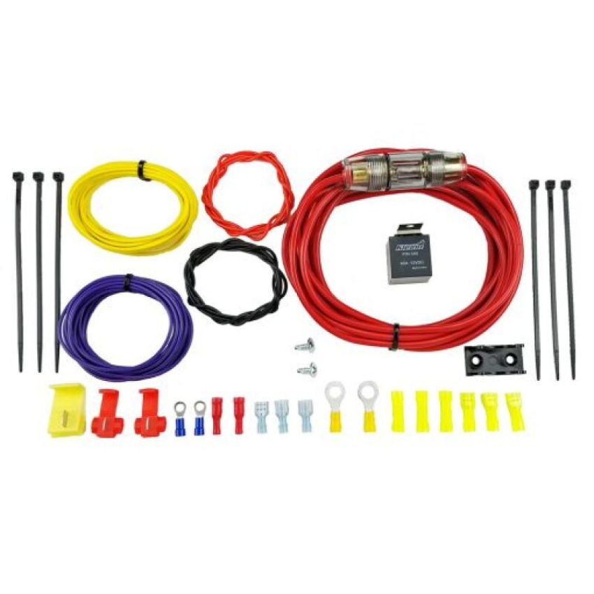 Kleinn Air Horns 6858 Kleinn 10 Gauge Compressor Wiring Kit/ 40A Relay/ 26 ft w/ AGU Fuse Holder