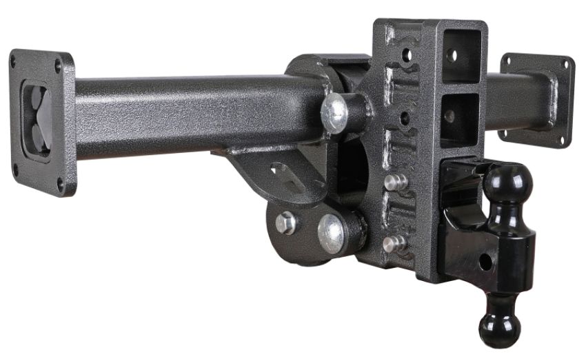 GEN-Y Hitch GH-6724 Gen-Y 33in Traveller Torsion-Flex 2.5in Shank 6in Offset Drop 3.5K TW 32K Hitch Chassis Frame Mount