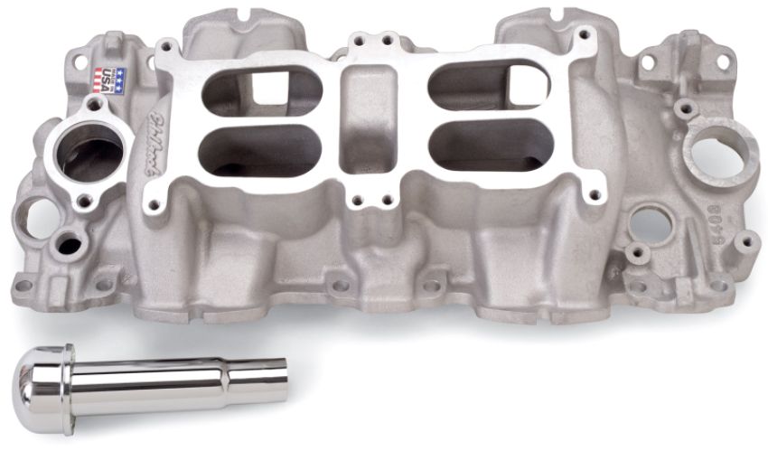 EDELBROCK EDE5409 Performer RPM Dual Duad Manifold - Chevy 348-409