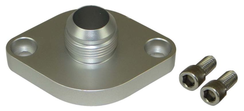 Moroso 63473 Chevrolet Big Block/Small Block Water Outlet Filler Neck -16An w/O-Ring - Aluminum