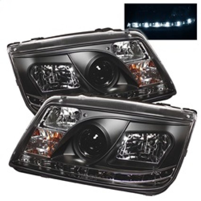 SPYDER 5012234 Projector Headlights - DRL - Black