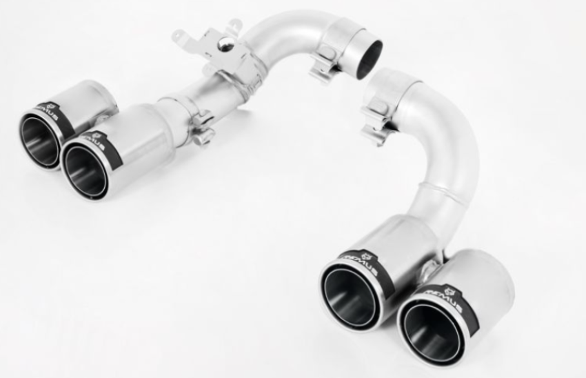 Remus 086512 1684C 2012 BMW 3 Series F30/F31 Quad 84mm Straight w/Carbon Insert Tail Pipe Set