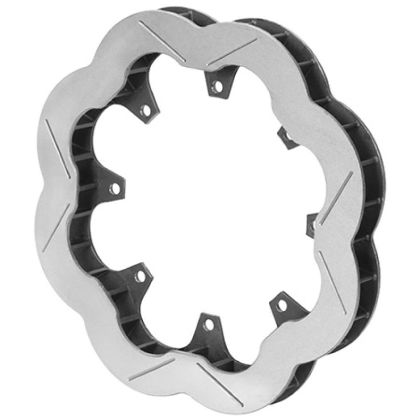 Wilwood 160-15840 Super Alloy Scalloped Slotted Rotor 11.75in Diameter 32 Vane Count 8x7in Rotor Bolt Circle