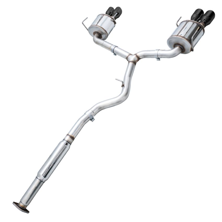 AWE Tuning 3015-43108 Subaru STI VA / WRX GV / STI GV Sedan Touring Edition Exhaust - Diamond Black Tip (102mm)