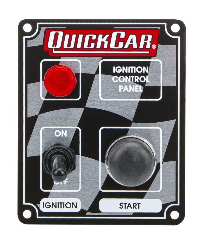 QUICKCAR RACING PRODUCTS QRP50-052 Ignition Panel w/Light