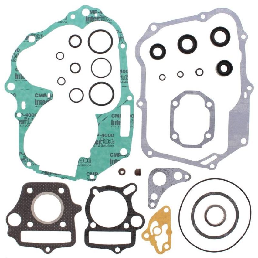 Vertex Pistons 811209 Vertex Gaskets 04-22 Honda CRF50F Complete Gasket Kit w/ Oil Seals