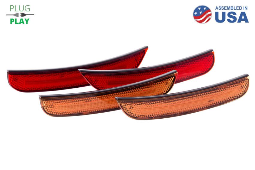 Diode Dynamics DD5111 15-21 Dodge Charger LED Sidemarkers - Amber Red (set)