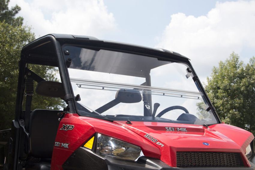 Seizmik 50-25001KIT 13+ Polaris Ranger 900/1000 XP/Crew Full-Size Windshield Versa-Fold Double-Coated