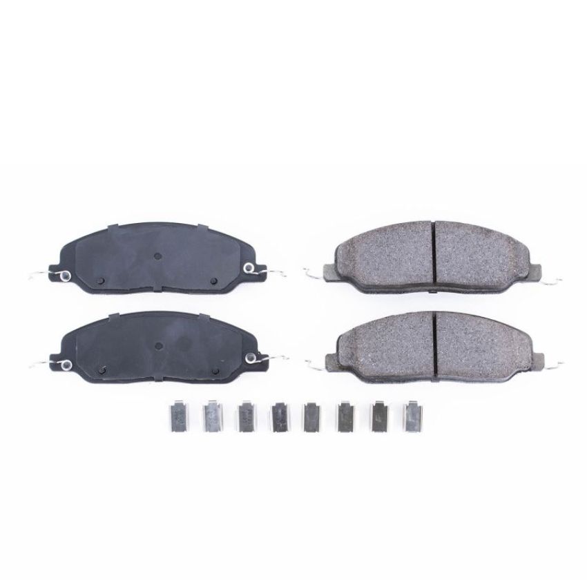 PowerStop 17-1081 PowerStop - Z17 Low-Dust Ceramic Brake Pads with Hardware