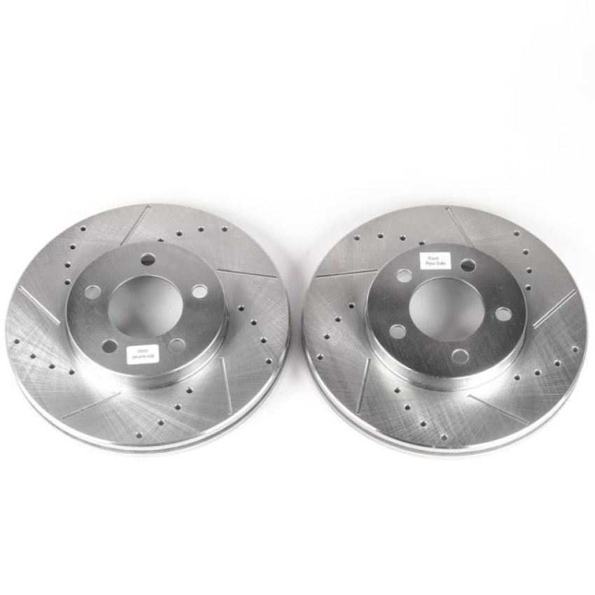 PowerStop AR8151XPR PowerStop Evolution Performance Drilled, Slotted & Plated Brake Rotor Pair