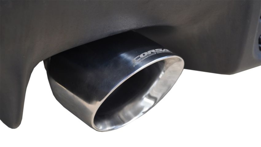 CORSA Performance 14858 Corsa 2008-2015 Mitsubishi Lancer Evolution X Sedan 2.0L Polished Sport Dual Rear Cat-Back Exhaust
