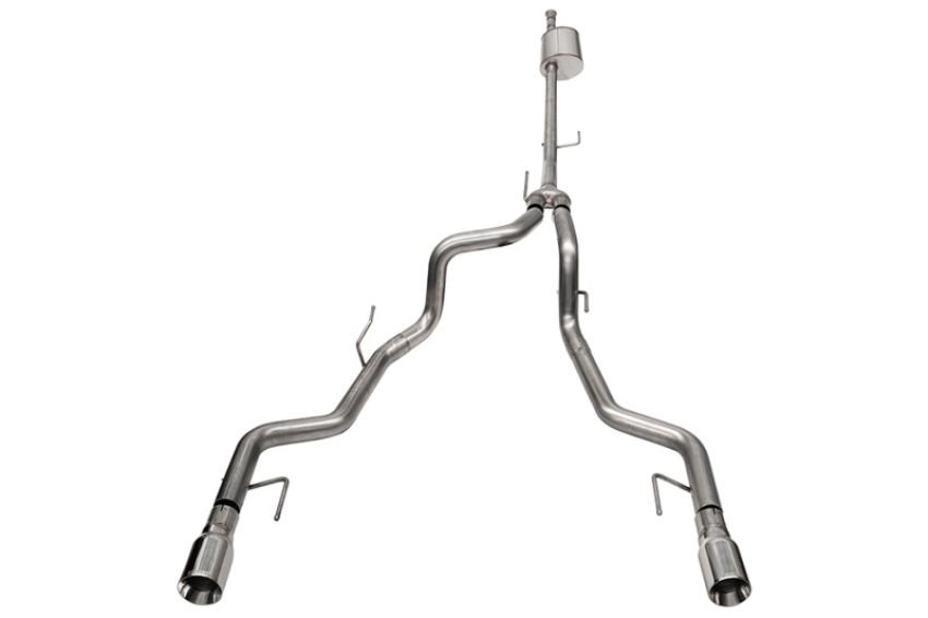 CORSA Performance 21184 Corsa 2022-2024 2023 Ford F-150 SuperCrew/5.5ft Bed 5.0L V8 Sport Cat-Back Dual Rear Exit-Polished