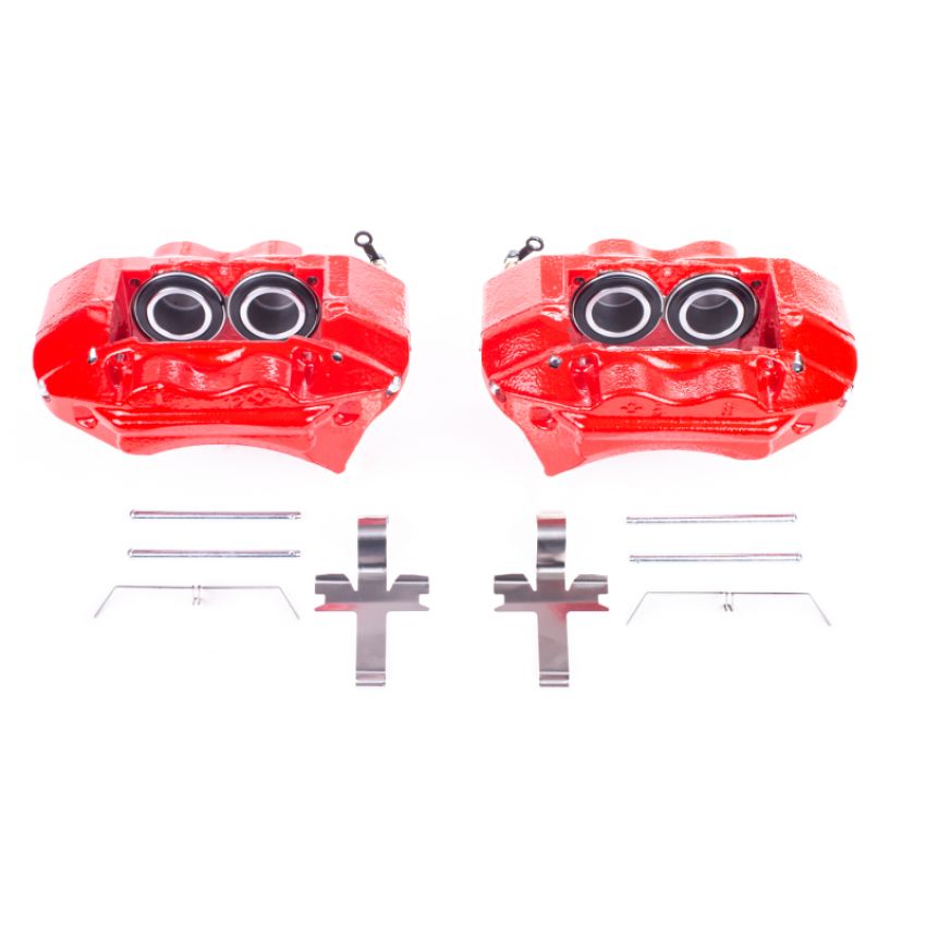 PowerStop S1828 Red Powder Coated Calipers