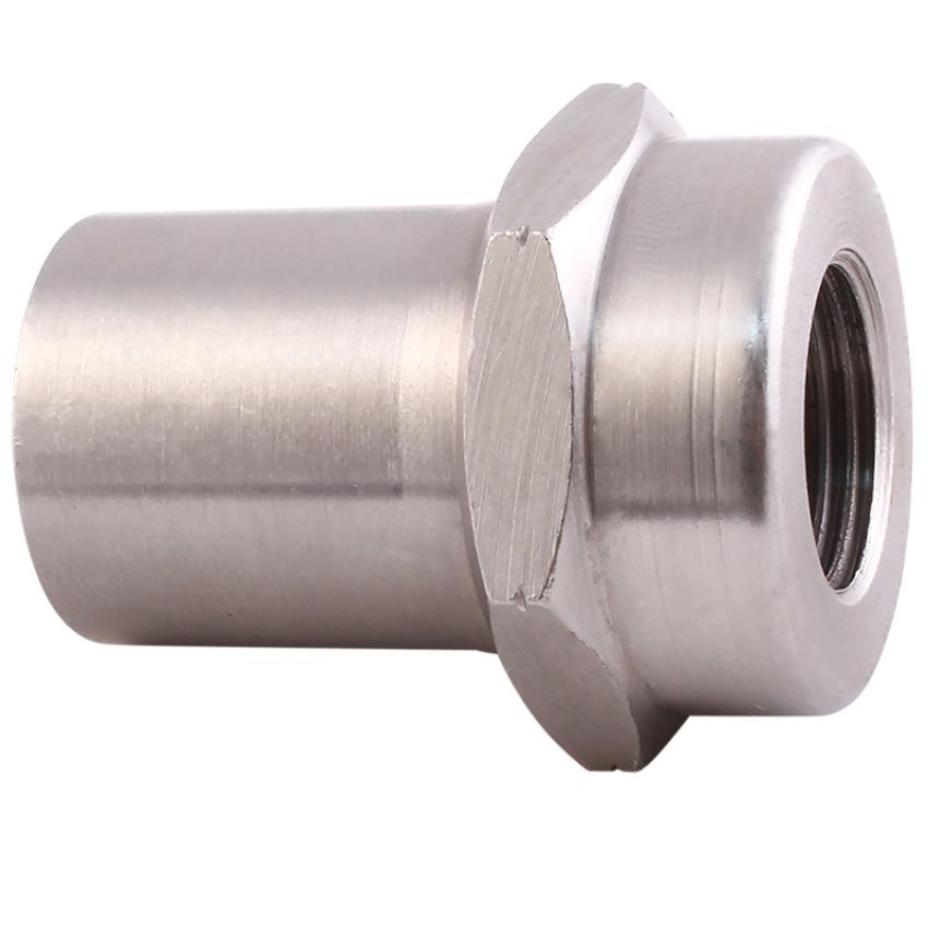 QA1 1845-103 Tube Adapter - 1in OD - Hex - Left Hand - 1/2-20 Thread .058 Wall - Alloy