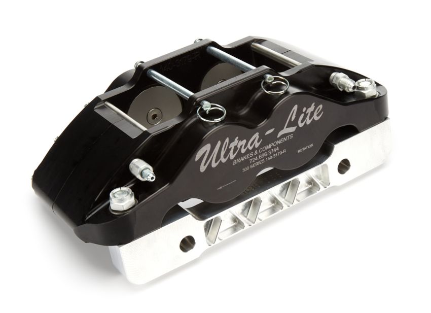 MPD RACING MPD17101 Brake Caliper Radial Mnt Black Alum Right Side