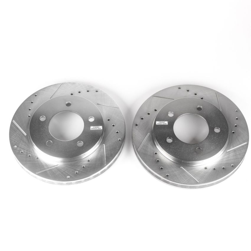 PowerStop AR8558XPR PowerStop Evolution Performance Drilled, Slotted & Plated Brake Rotor Pair