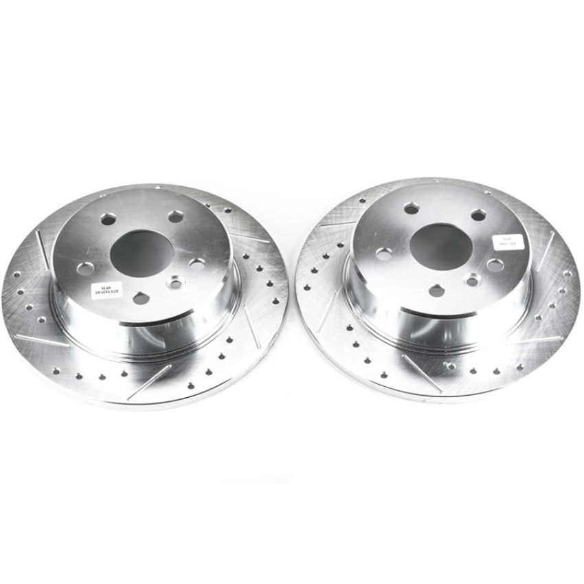 PowerStop JBR934XPR PowerStop Evolution Performance Drilled, Slotted & Plated Brake Rotor Pair