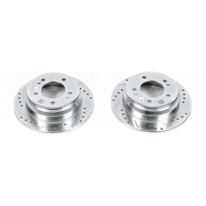 PowerStop JBR1526XPR PowerStop Evolution Performance Drilled, Slotted & Plated Brake Rotor Pair