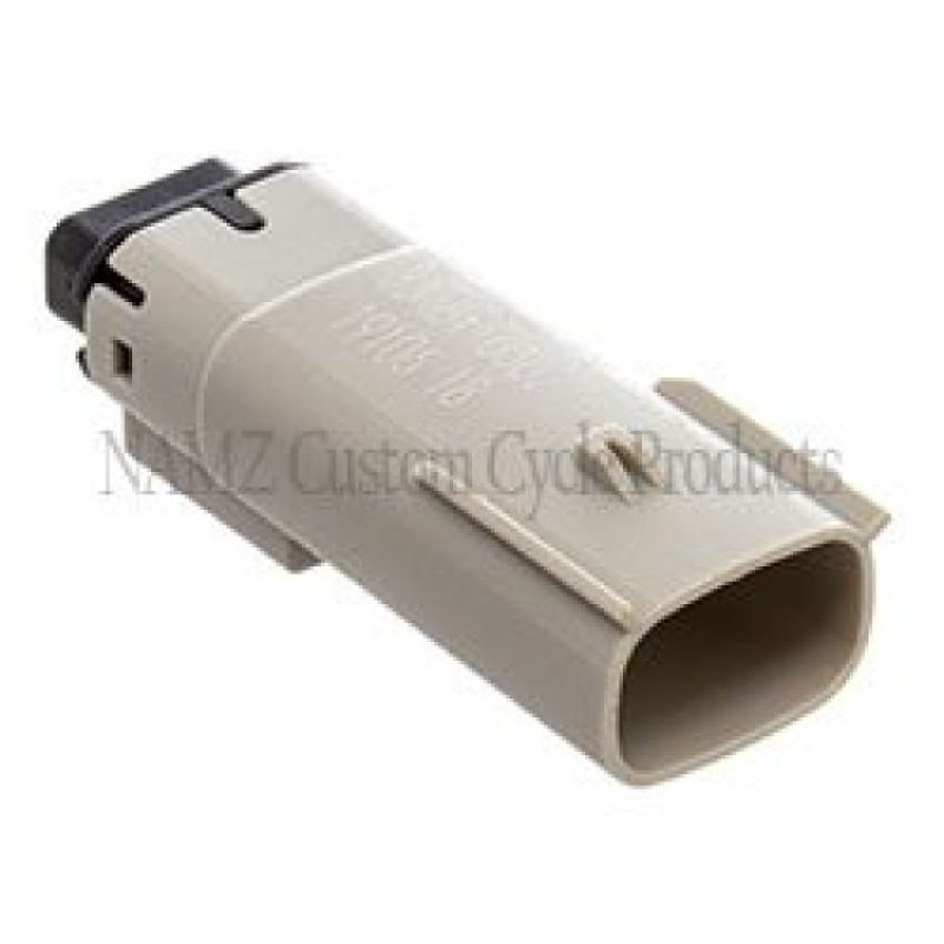 NAMZ NM-33481-0302 07-23 V-Twin Left Handlebar FLHRC Molex MX-150 3-Position Male Connector - Gray (HD 72513-07GY)