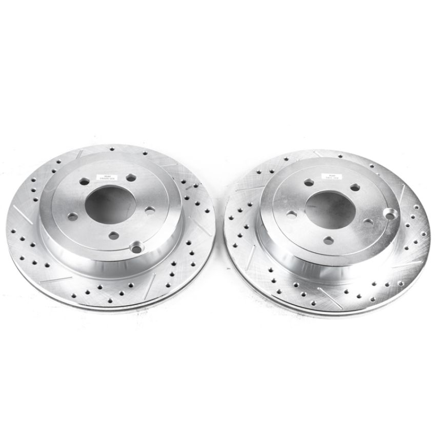 PowerStop AR8191XPR PowerStop Evolution Performance Drilled, Slotted & Plated Brake Rotor Pair