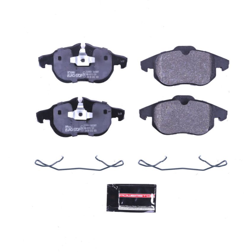 PowerStop ESP0931 EuroStop ECE-R90 Certified Brake Pad Set