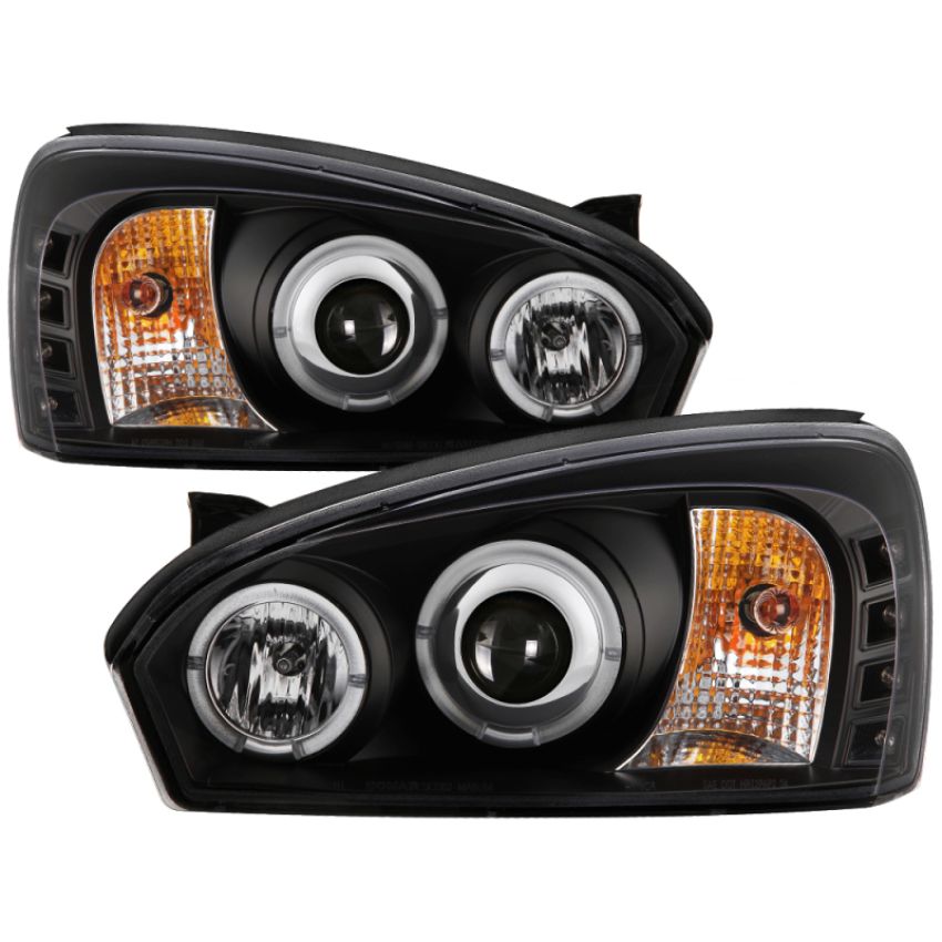 SPYDER 5042675 Projector Headlights - LED Halo - DRL - Black