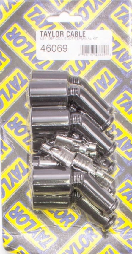Taylor Cable 46069 LS1/LT1 Boot/Terminal Kit Grey 135deg