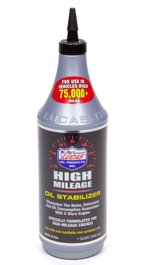 LUCAS OIL LUC10118 High Mileage Oil Stabili zer 1 Qt.