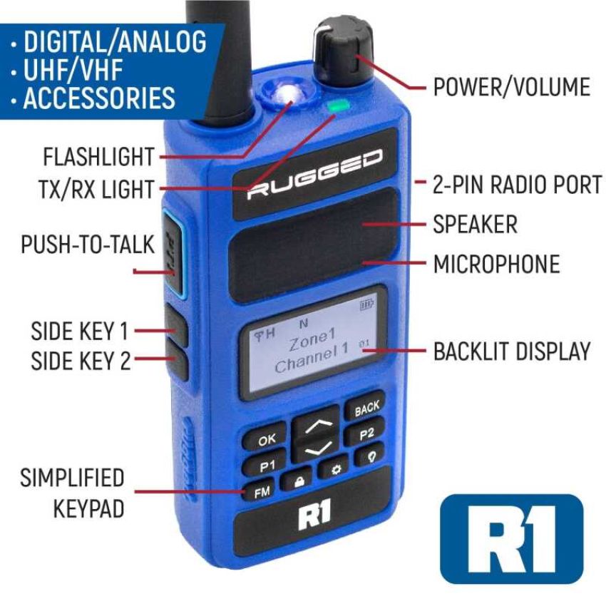 Rugged Radios NASCAR-SS-RDH-U NASCAR and IMSA Racing Communication System for Driver Only NASCAR / RDH16