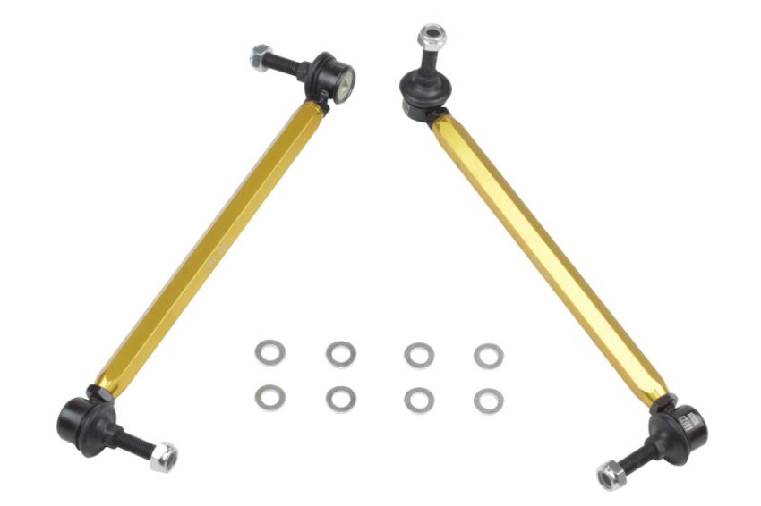 Whiteline 05+ BMW 1 Series/3/05-10/11 3 Series Front Swaybar - Link Assembly  H/Duty Adj Steel Bal