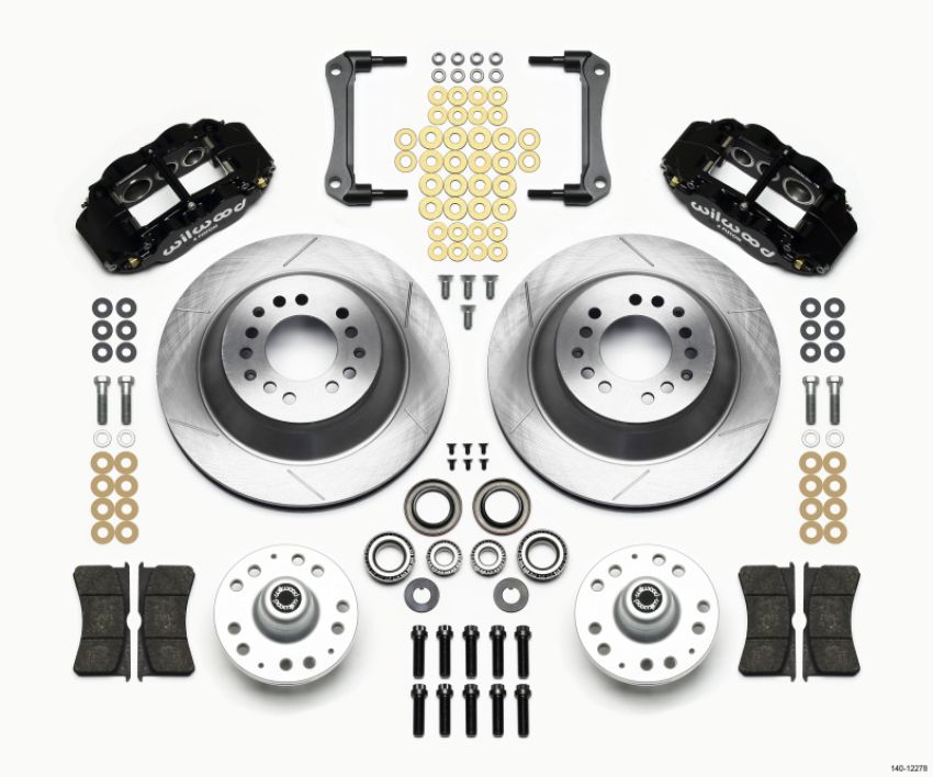 Wilwood 140-12278 Narrow Superlite 6R Front Hub & 1PC Rtr Kit 12.88in 70-78 Camaro